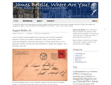 Tablet Screenshot of jamesbetelle.com